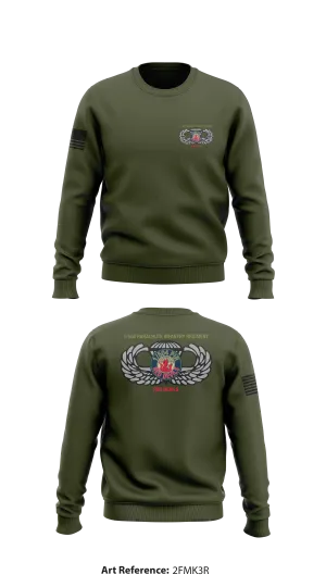 1/504th Pir Store 1 Core Men's Crewneck Performance Sweatshirt - 2FmK3R