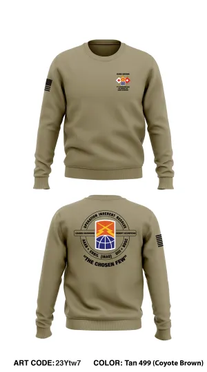 160TH TSB, 54TH SB, USANEC-B 2nd PLT Store 1 Core Men's Crewneck Performance Sweatshirt - 23Ytw7