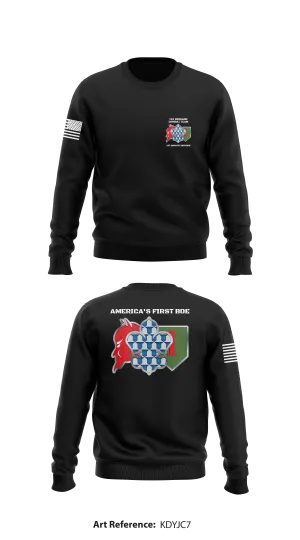 1st Brigade Combat Team, 1st Infantry Division Store 1 Core Men's Crewneck Performance Sweatshirt - KDYJC7