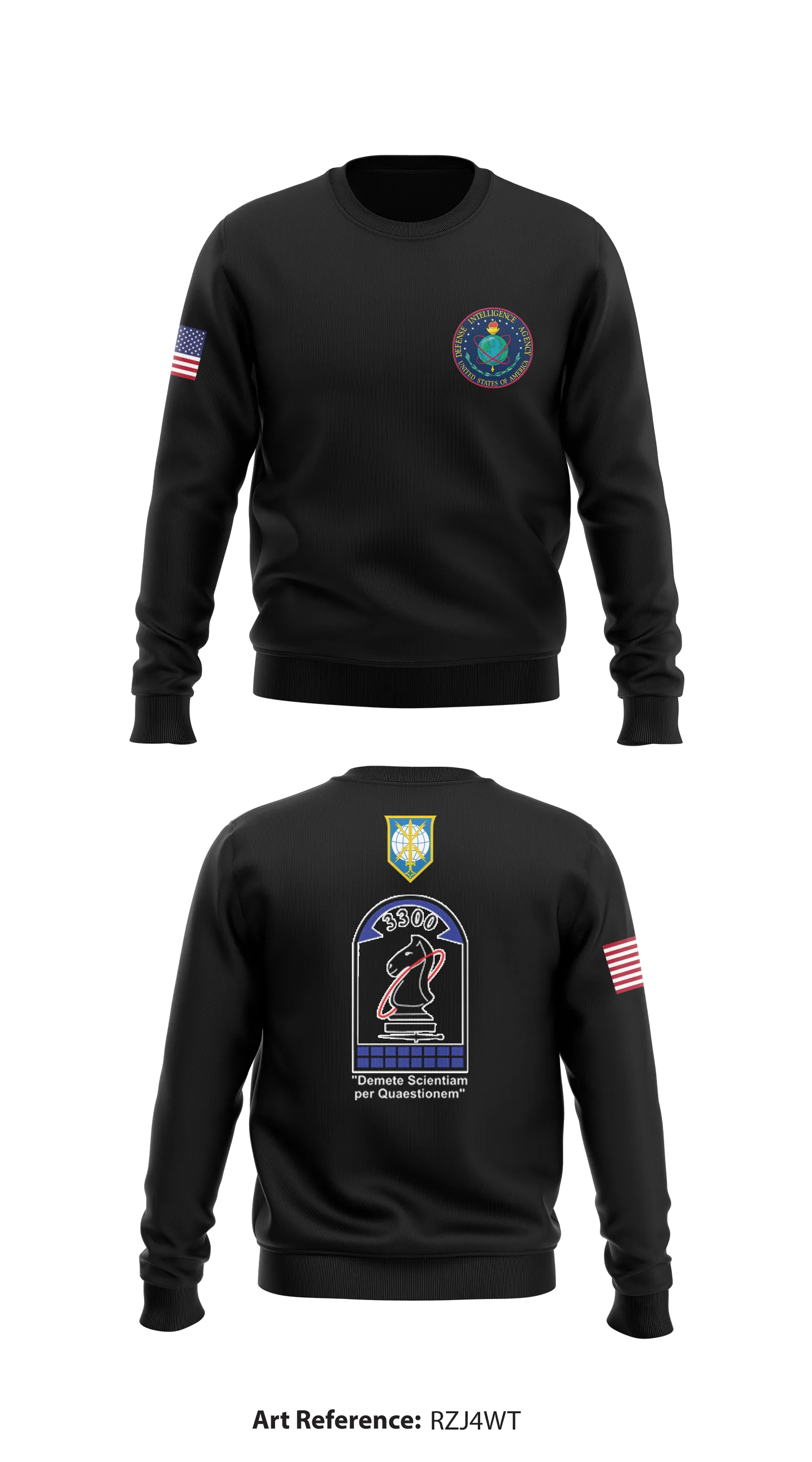 3300th SIG Core Men's Crewneck Performance Sweatshirt - RZj4wT