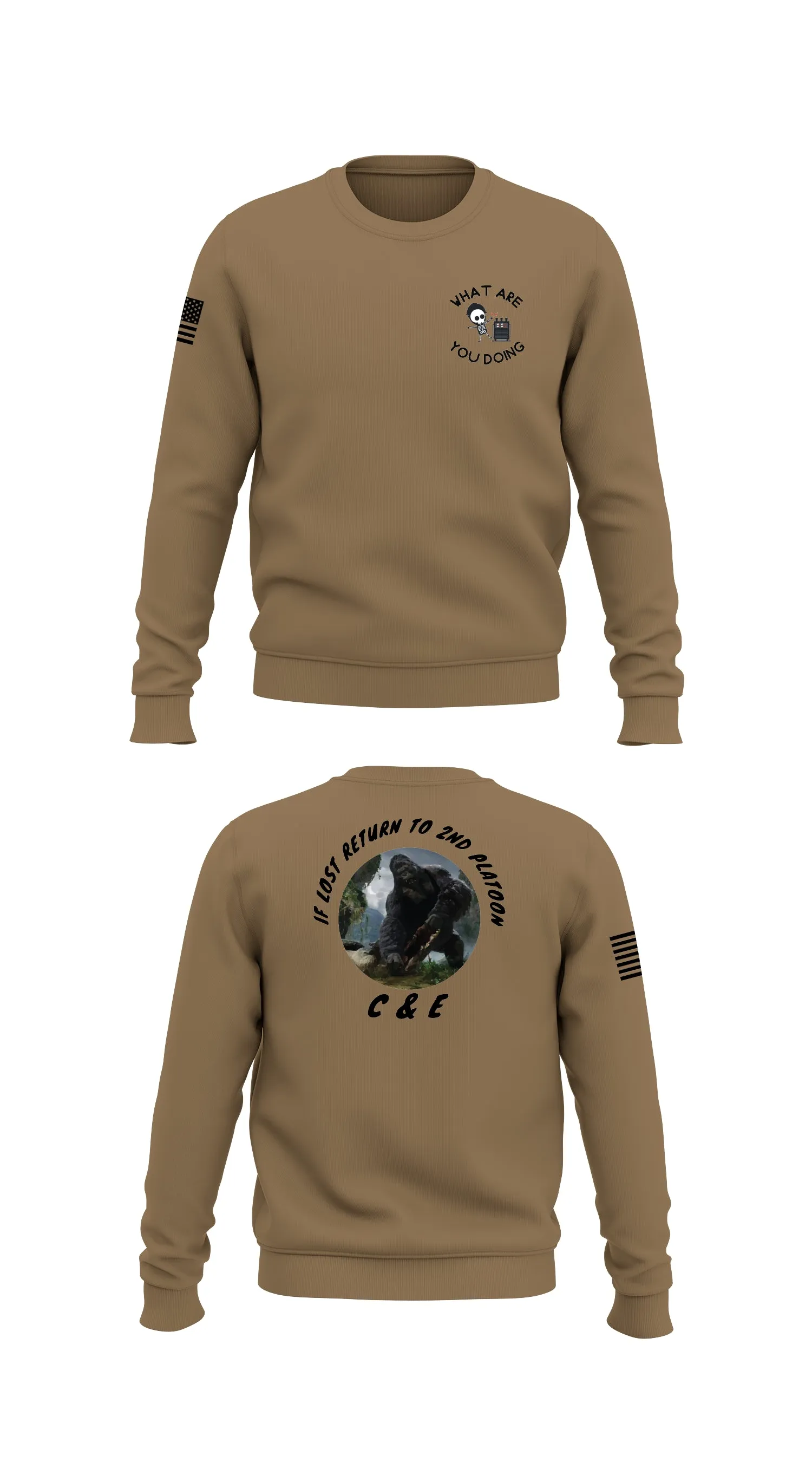 3666th SMC Store 2 Core Men's Crewneck Performance Sweatshirt - 68823176258