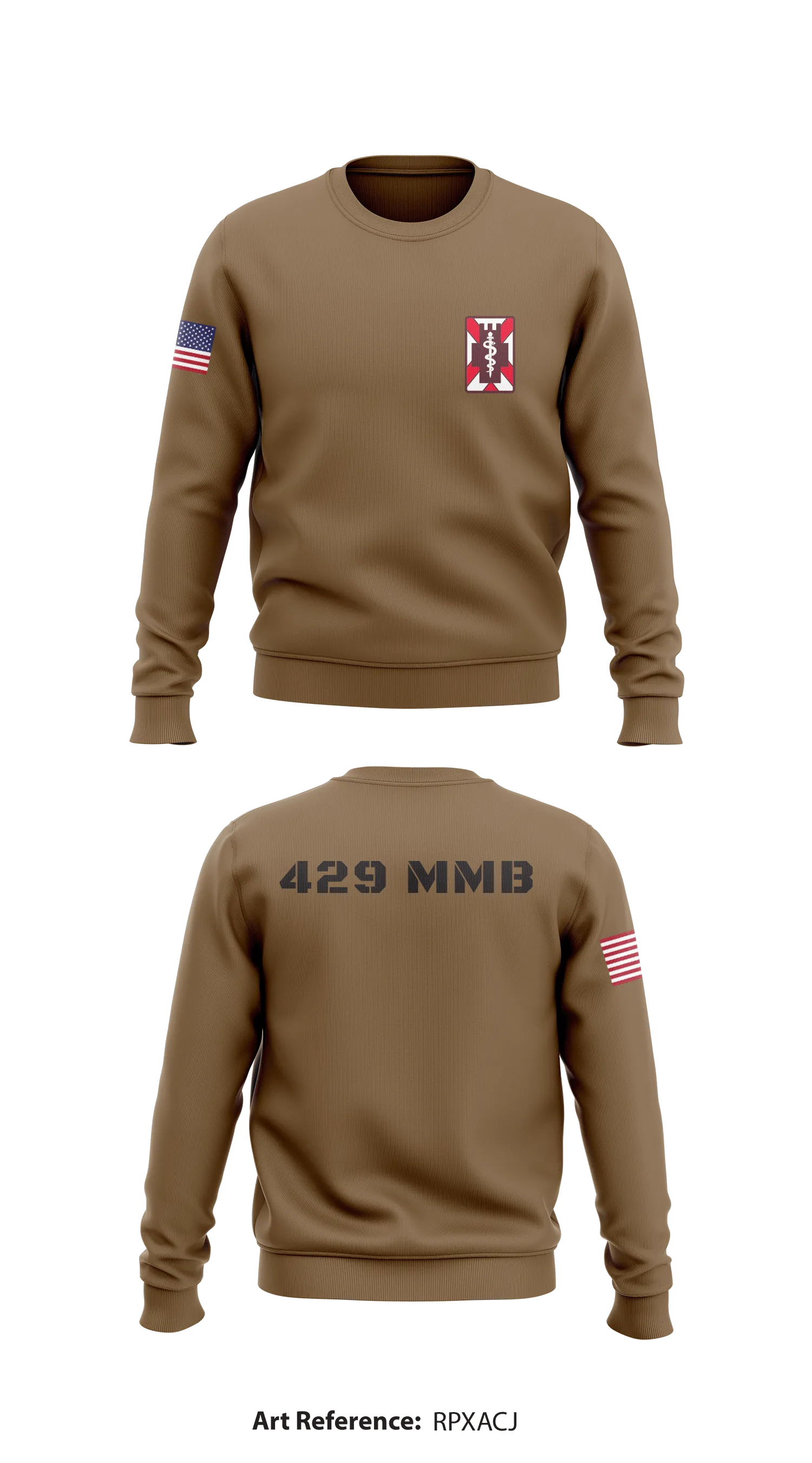 429 MMB Store 1 Core Men's Crewneck Performance Sweatshirt - RPxacJ