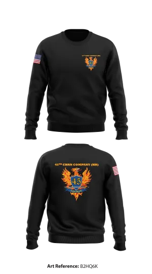 45TH CBRN CO (HR) Store 1 Core Men's Crewneck Performance Sweatshirt - B2hq6k