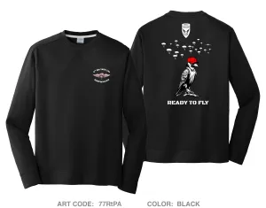4th QM TADC (A) Jumpmaster Core Men's Crewneck Performance Sweatshirt - 77RtPA