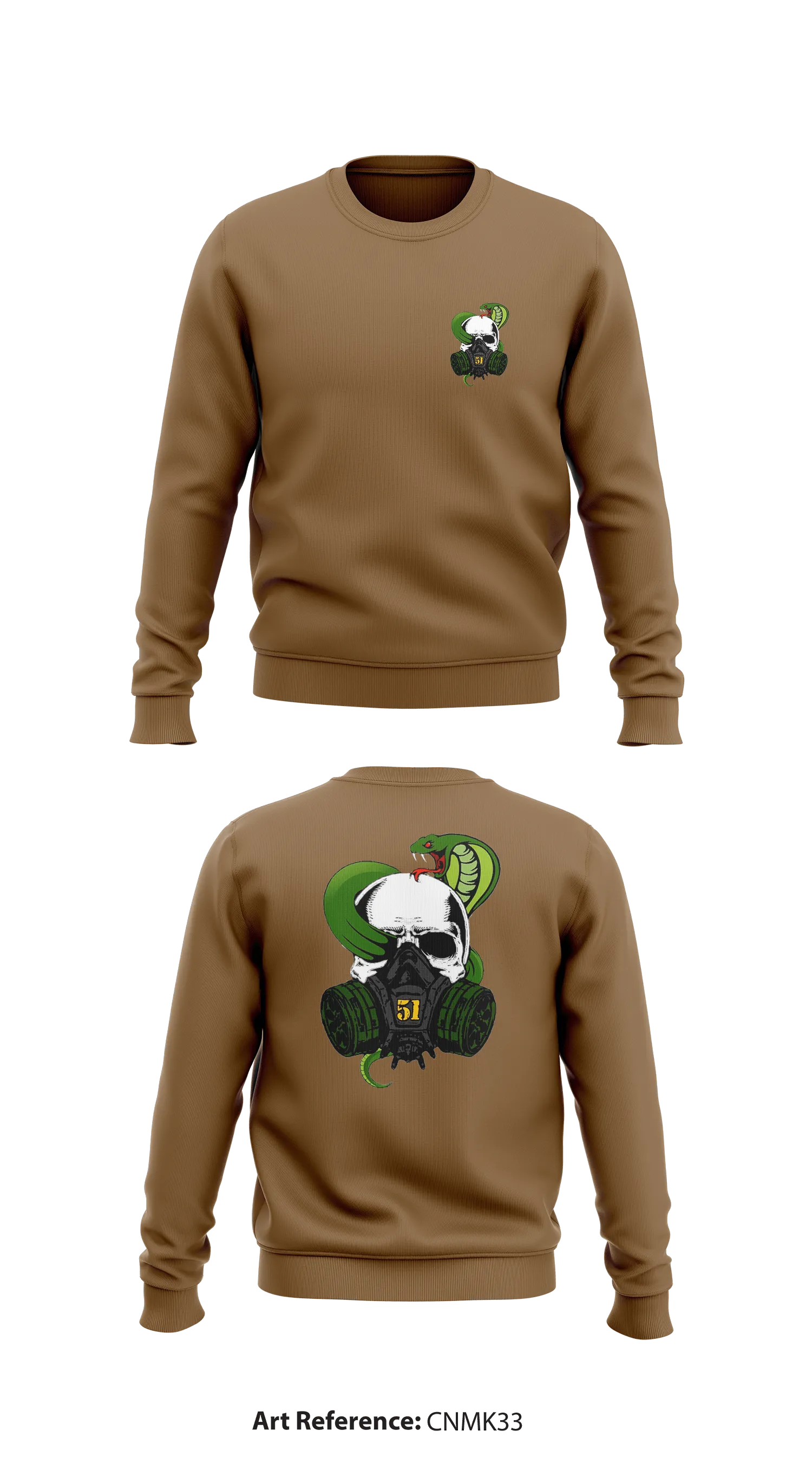 51st CBRN Company Store 1 Core Men's Crewneck Performance Sweatshirt - CnMK33