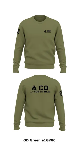 A Co, 1-506 IN REG Store 1 Core Men's Crewneck Performance Sweatshirt - e1GWlC