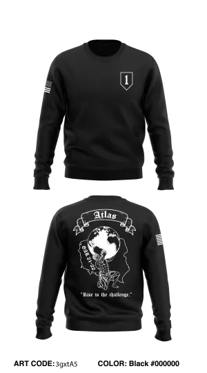 A Co, 101 BSB, 1 ABCT Store 1 Core Men's Crewneck Performance Sweatshirt - 3gxtA5