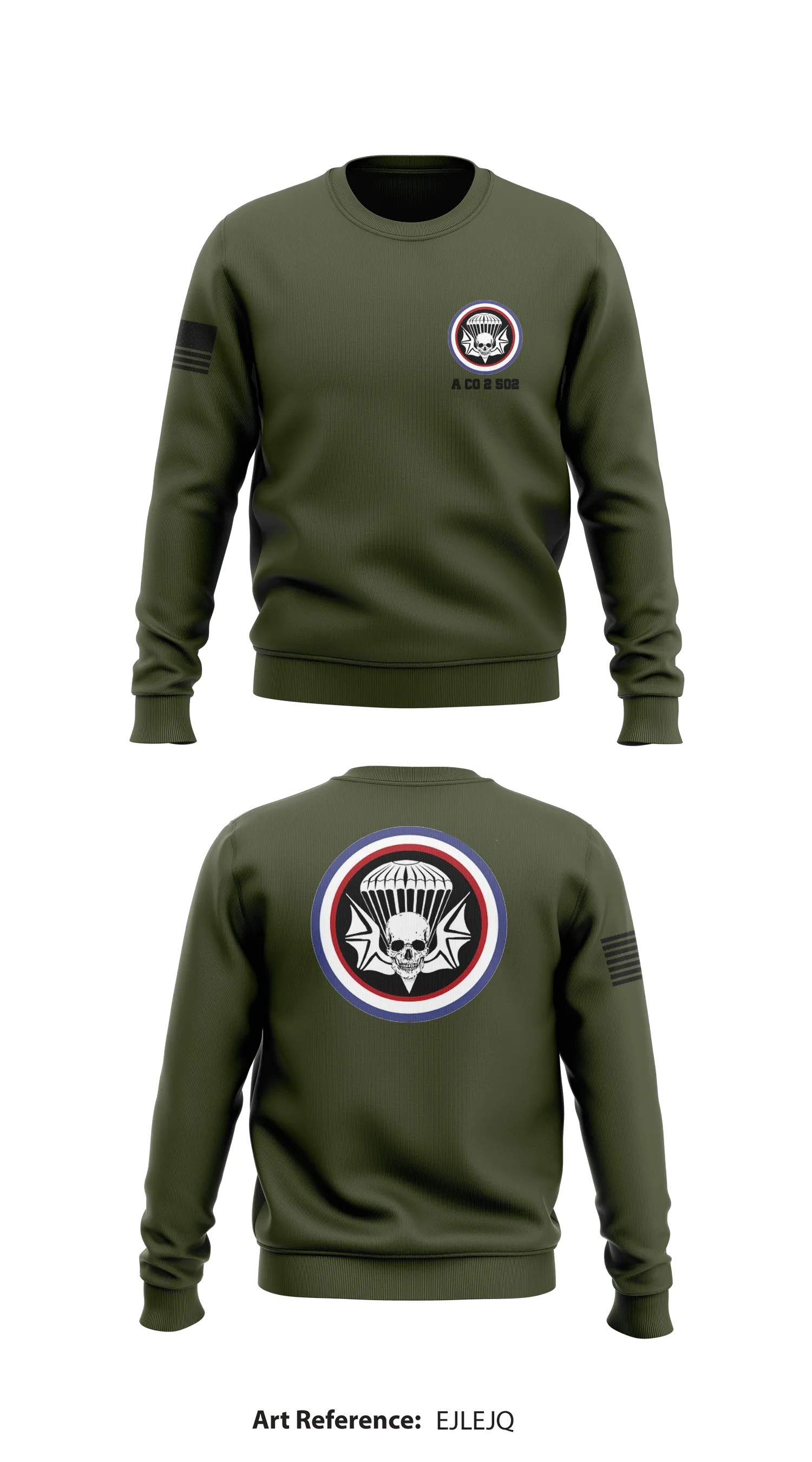 A Co 2/502 Store 1 Core Men's Crewneck Performance Sweatshirt - ejLEjQ