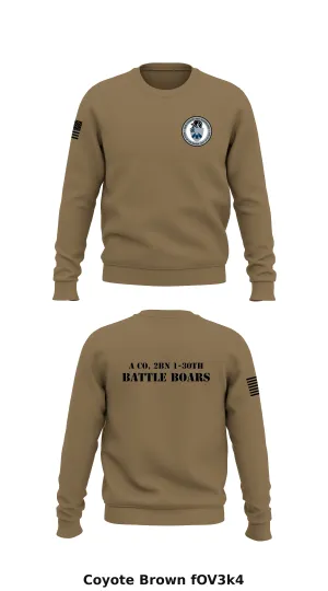 A co, 2BN 1-30th battle boars  Store 1 Core Men's Crewneck Performance Sweatshirt - fOV3k4