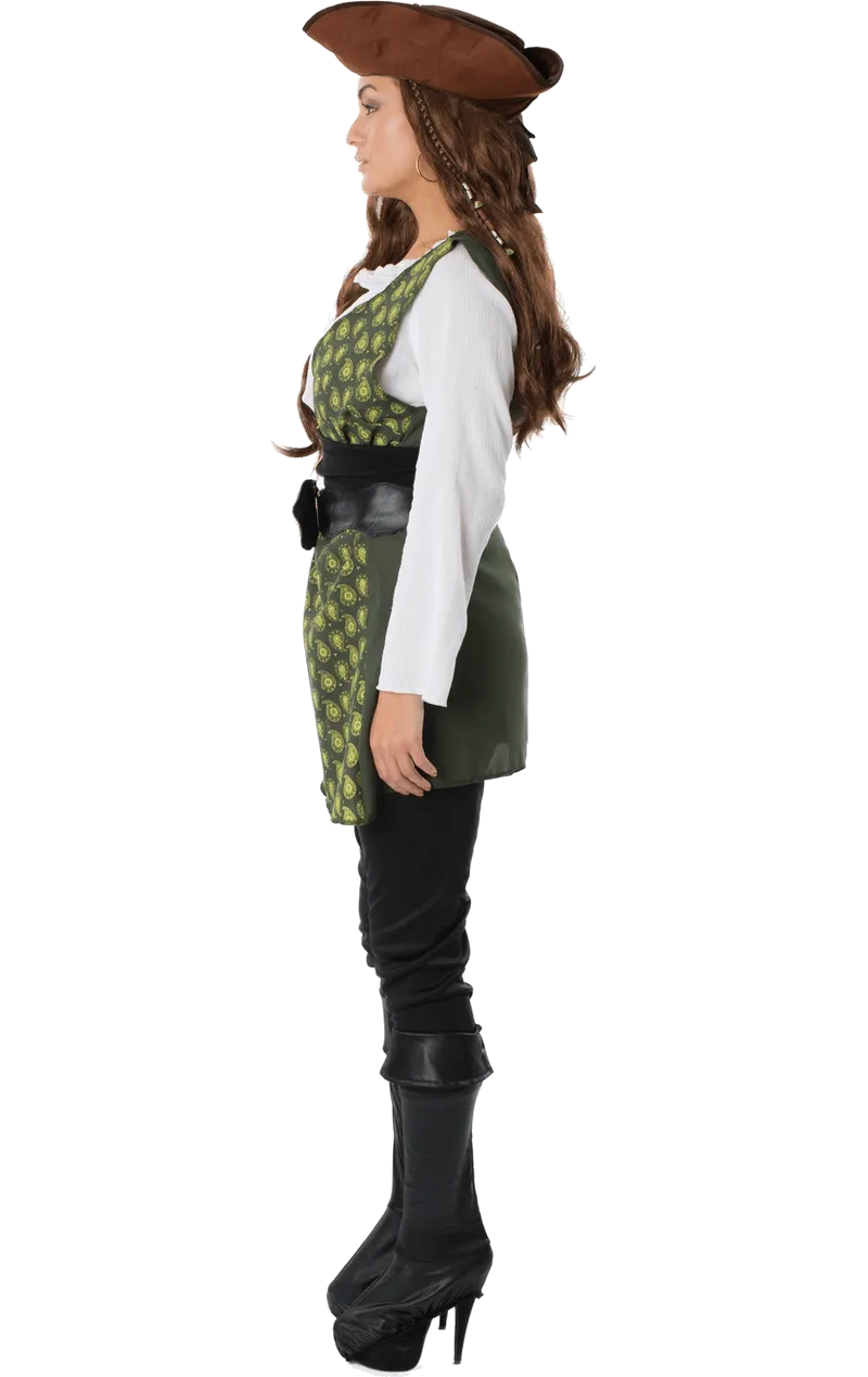 Adult Womens Pirate Fancy Dress Costume