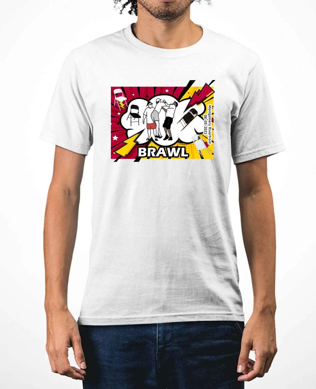 Alabama Brawl River Boat Fight Shirt Battle Montgomery Riverfront funny Brawl T-Shirt