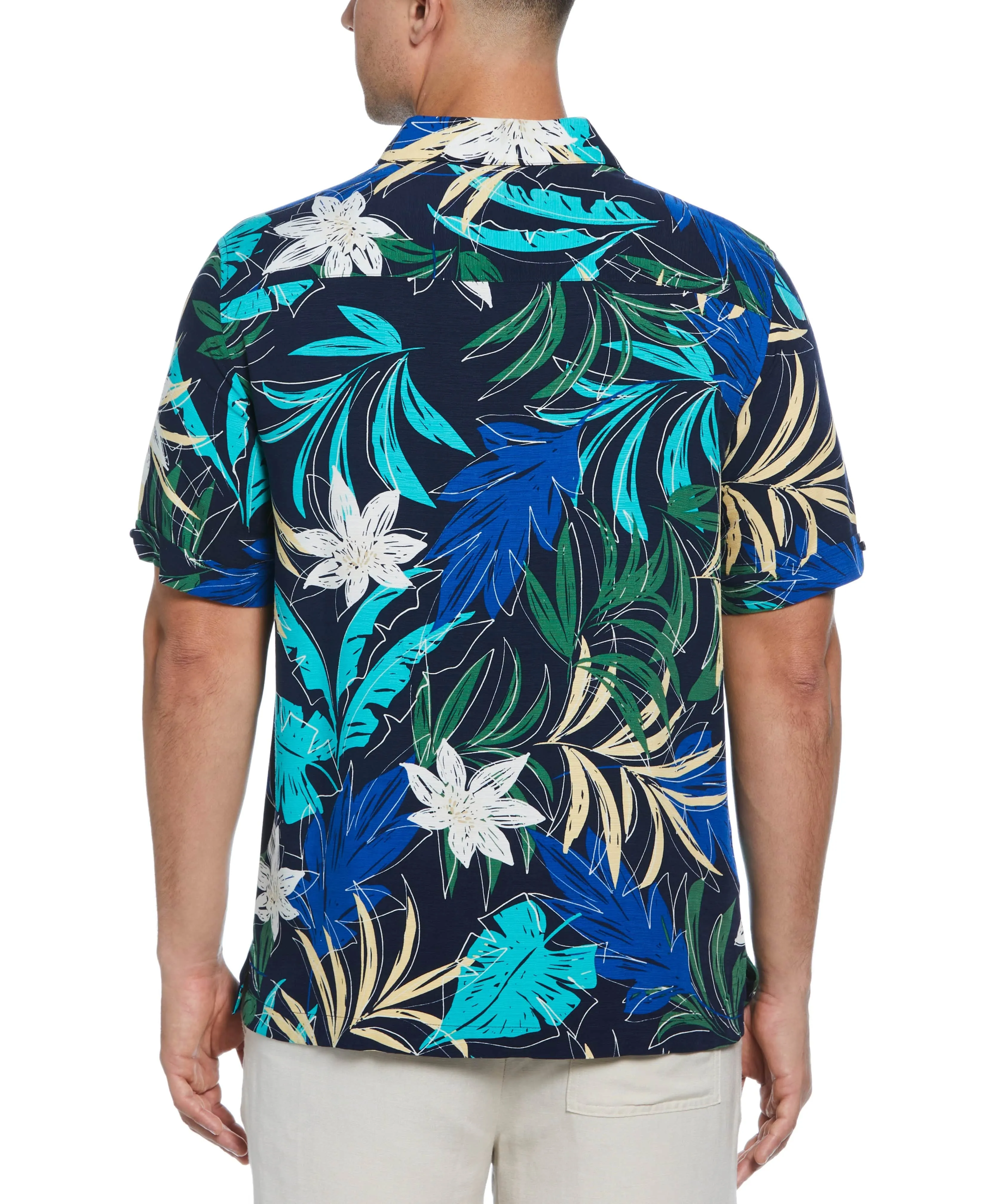 All-Over Tropical Print Shirt