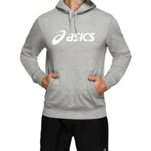 Asics Mens Fleece Hoodie - Heather Grey