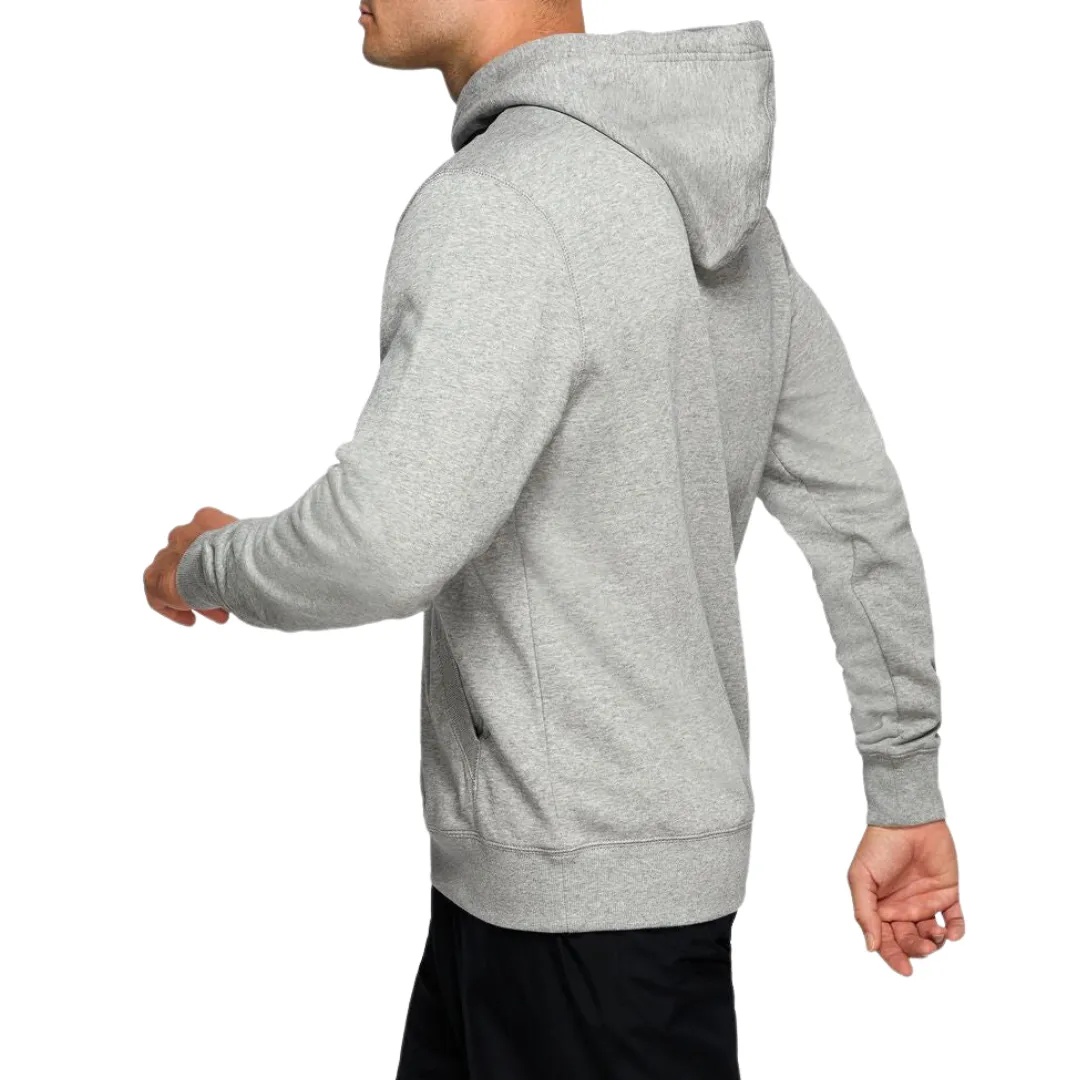 Asics Mens Fleece Hoodie - Heather Grey
