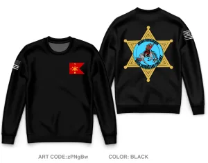 B BTRY, 108th ADA BDE Core Men's Crewneck Performance Sweatshirt - zPNgBw