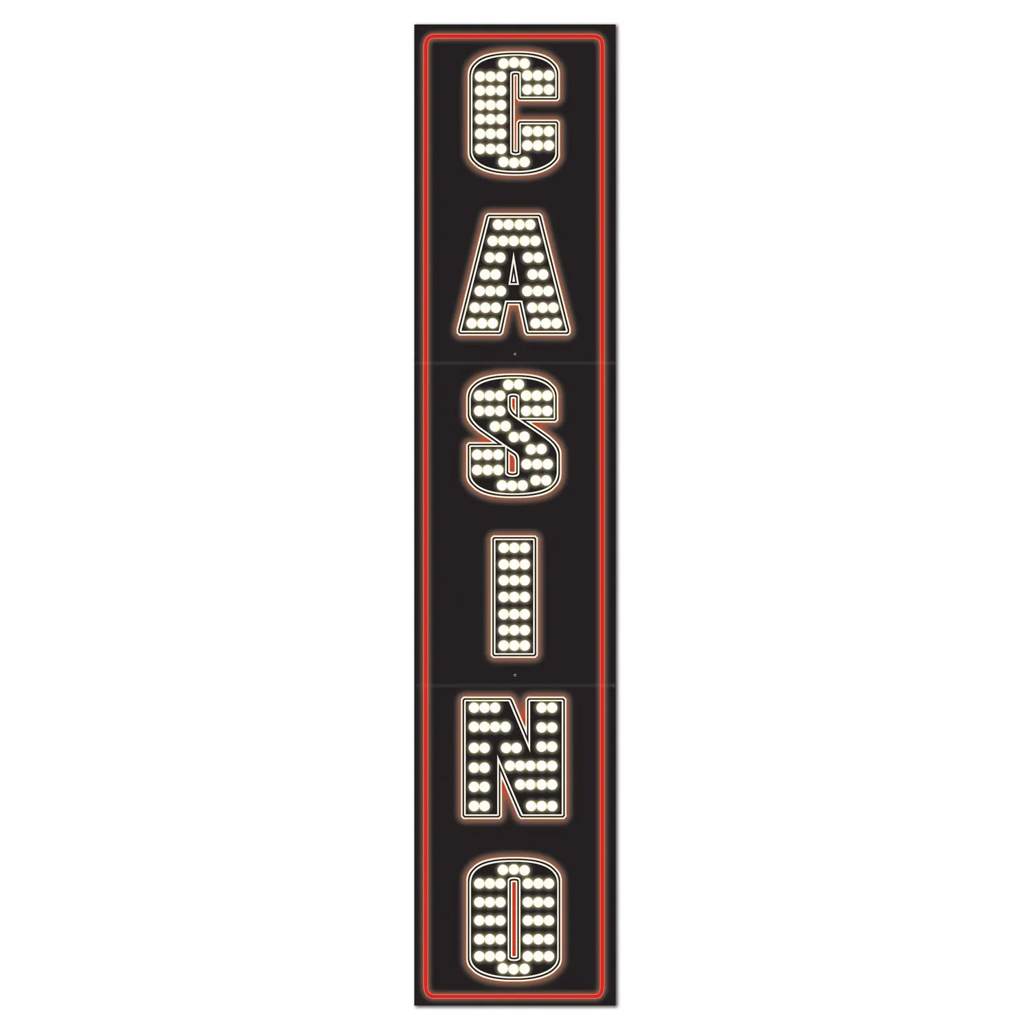 Beistle Jointed Casino Pull-Down Cutout 6' (1/Pkg) Party Supply Decoration : Casino
