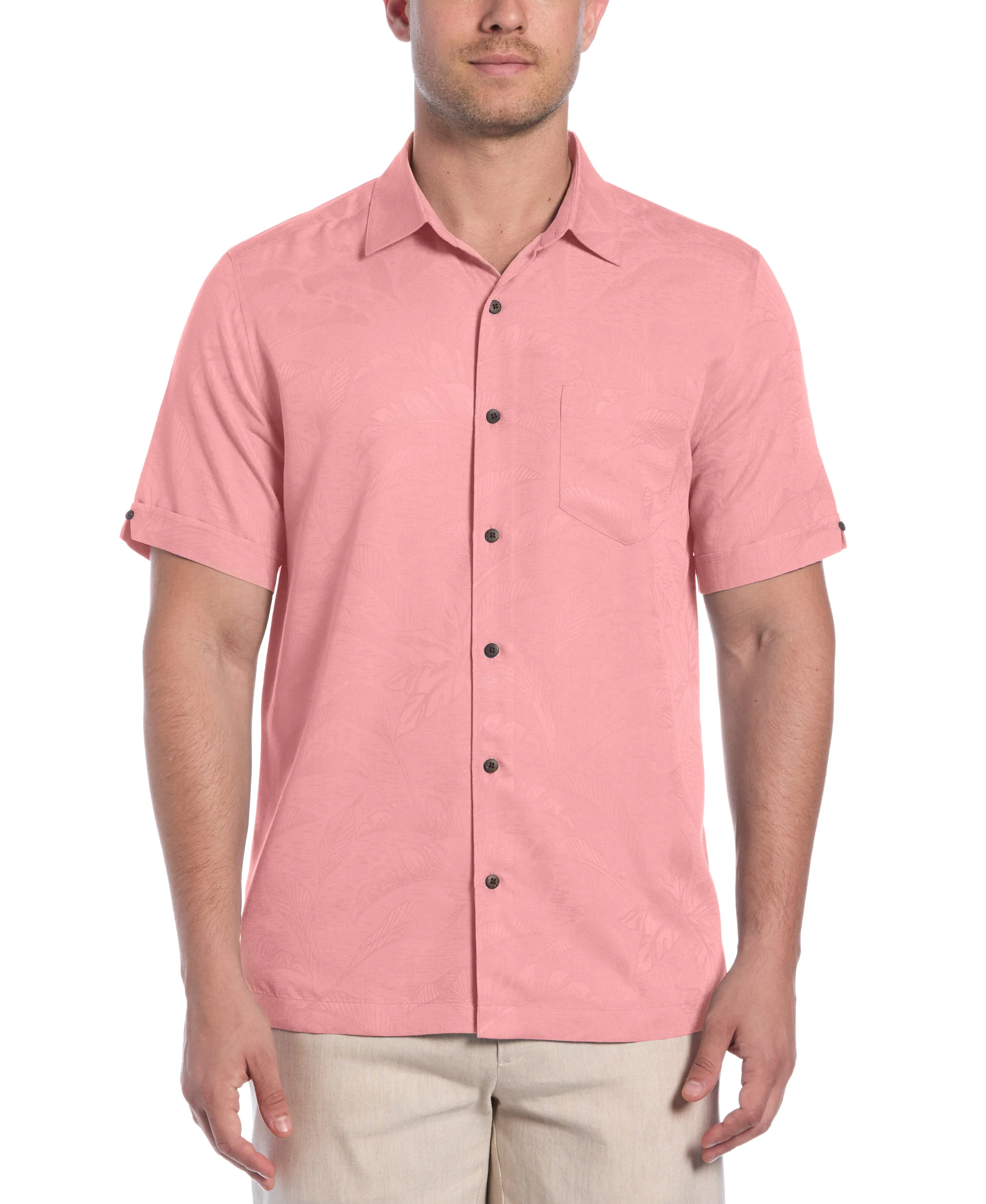 Big & Tall Palm Print Shirt