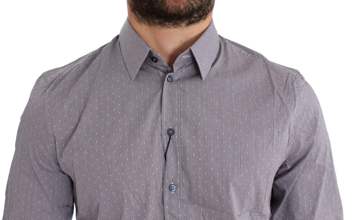 Blue Red Striped Slim Fit SICILIA Shirt