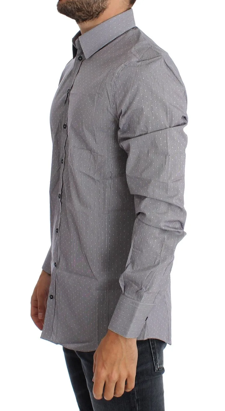 Blue Red Striped Slim Fit SICILIA Shirt
