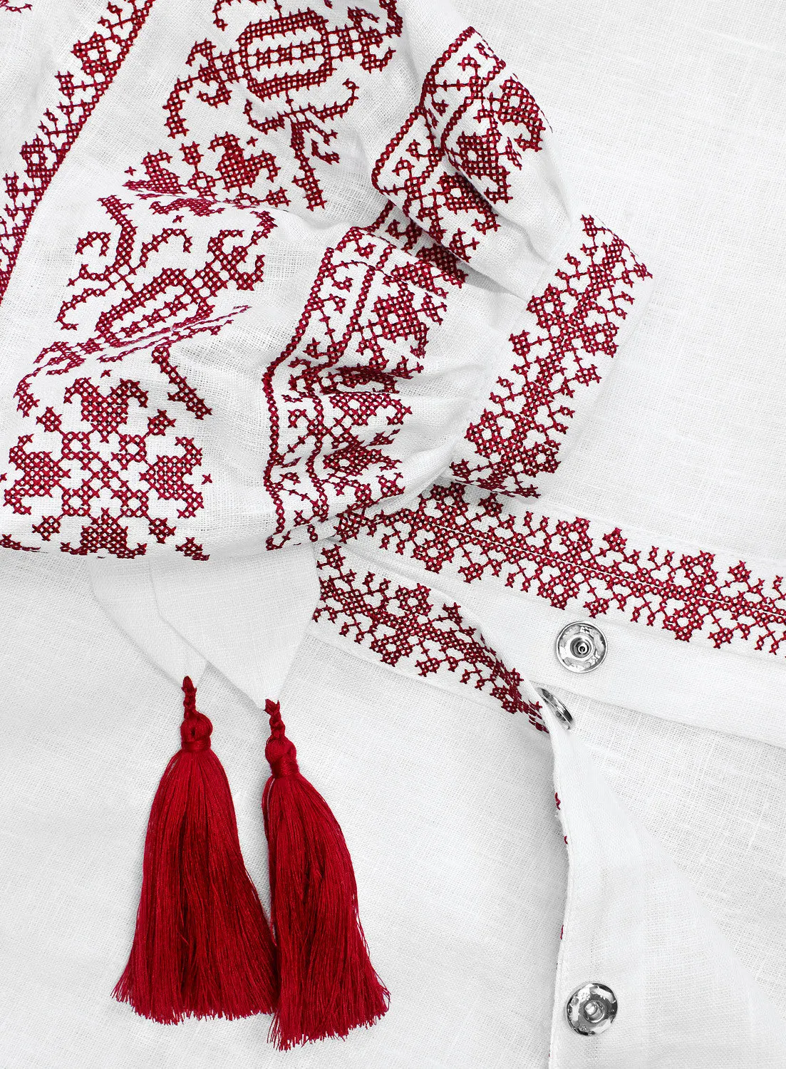 Boho style kaftan with embroidery
