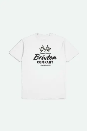 BRIXTON WAYBURN S/S STT - WHITE