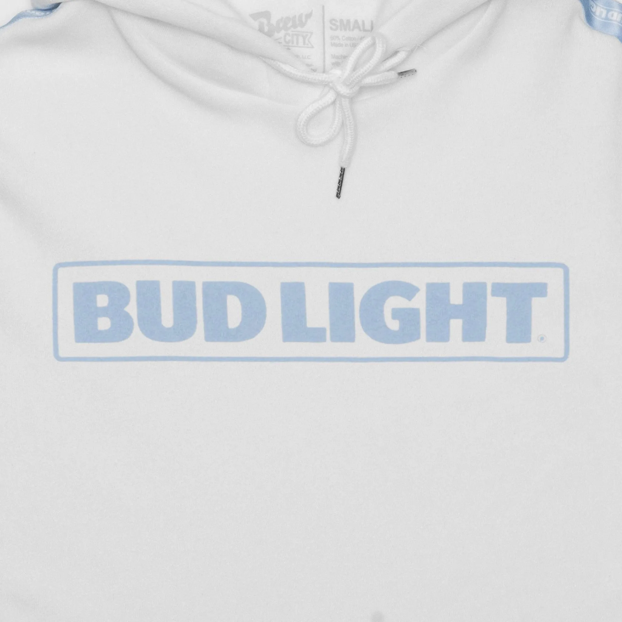 Bud Light Striped Sleeve Hoodie