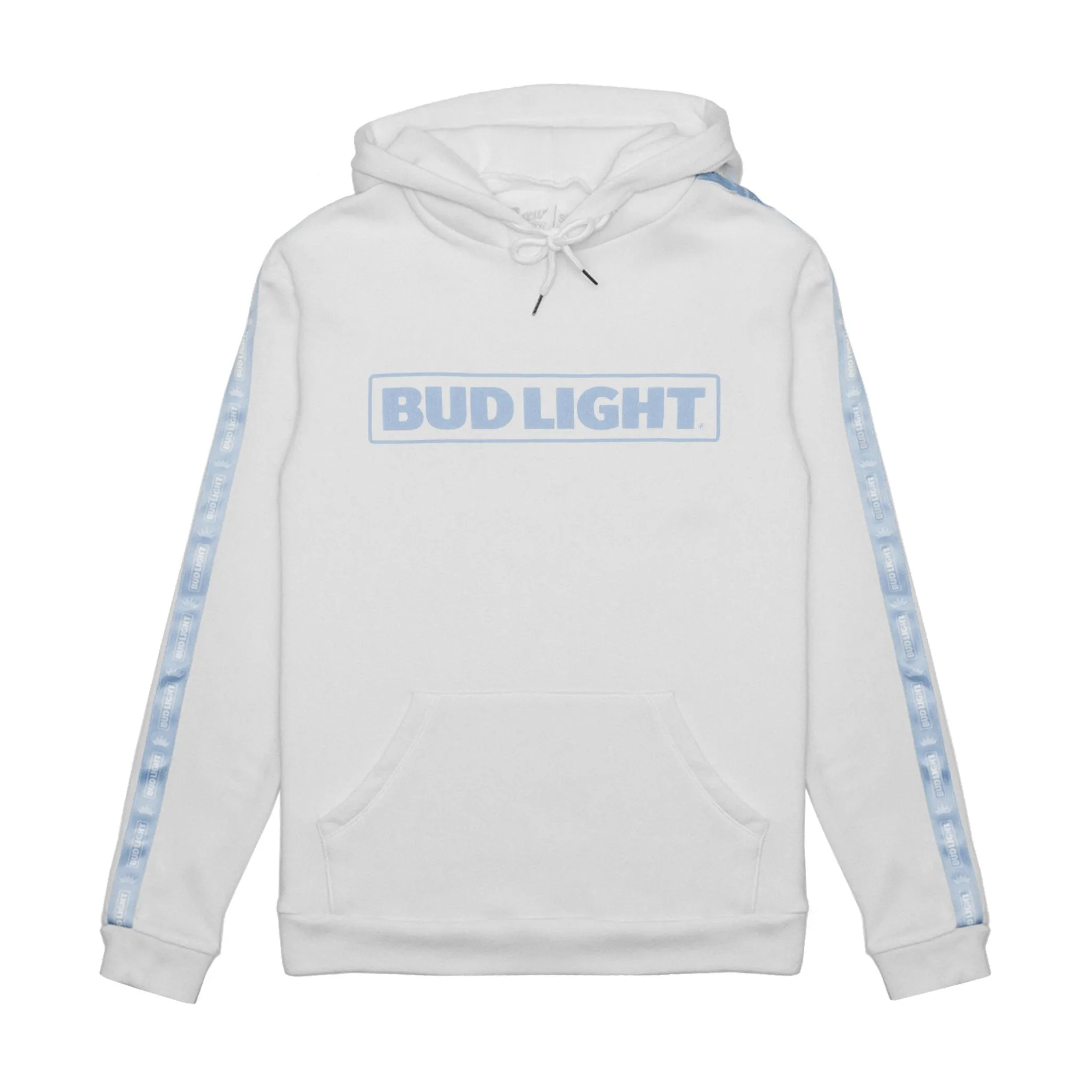 Bud Light Striped Sleeve Hoodie
