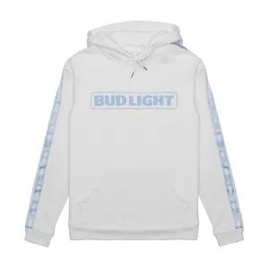 Bud Light Striped Sleeve Hoodie