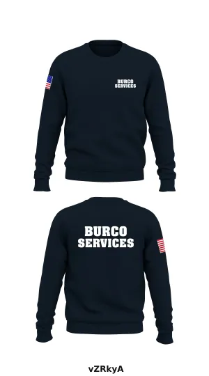 BURCO SERVICES  Store 1 Core Men's Crewneck Performance Sweatshirt - vZRkyA
