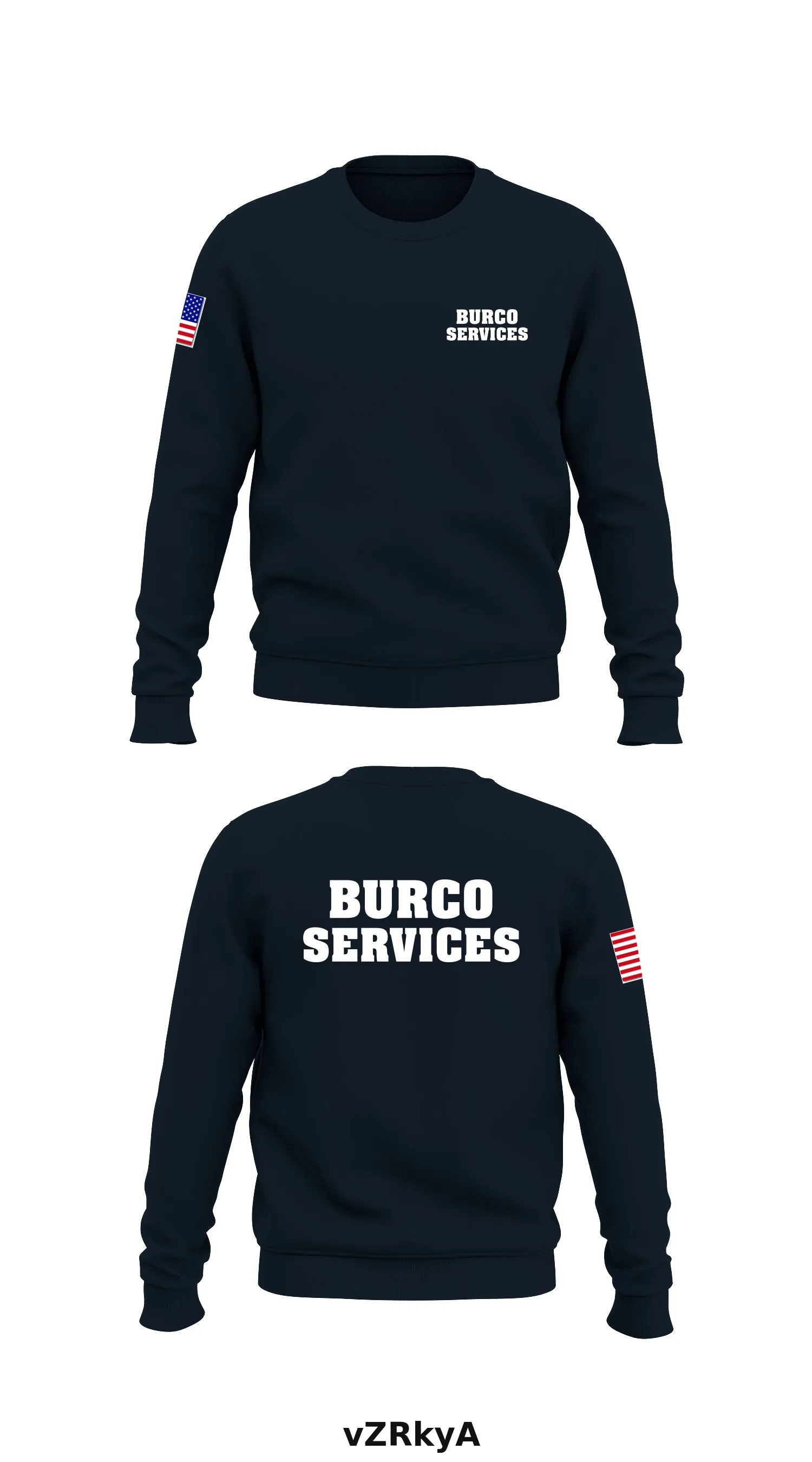 BURCO SERVICES  Store 1 Core Men's Crewneck Performance Sweatshirt - vZRkyA