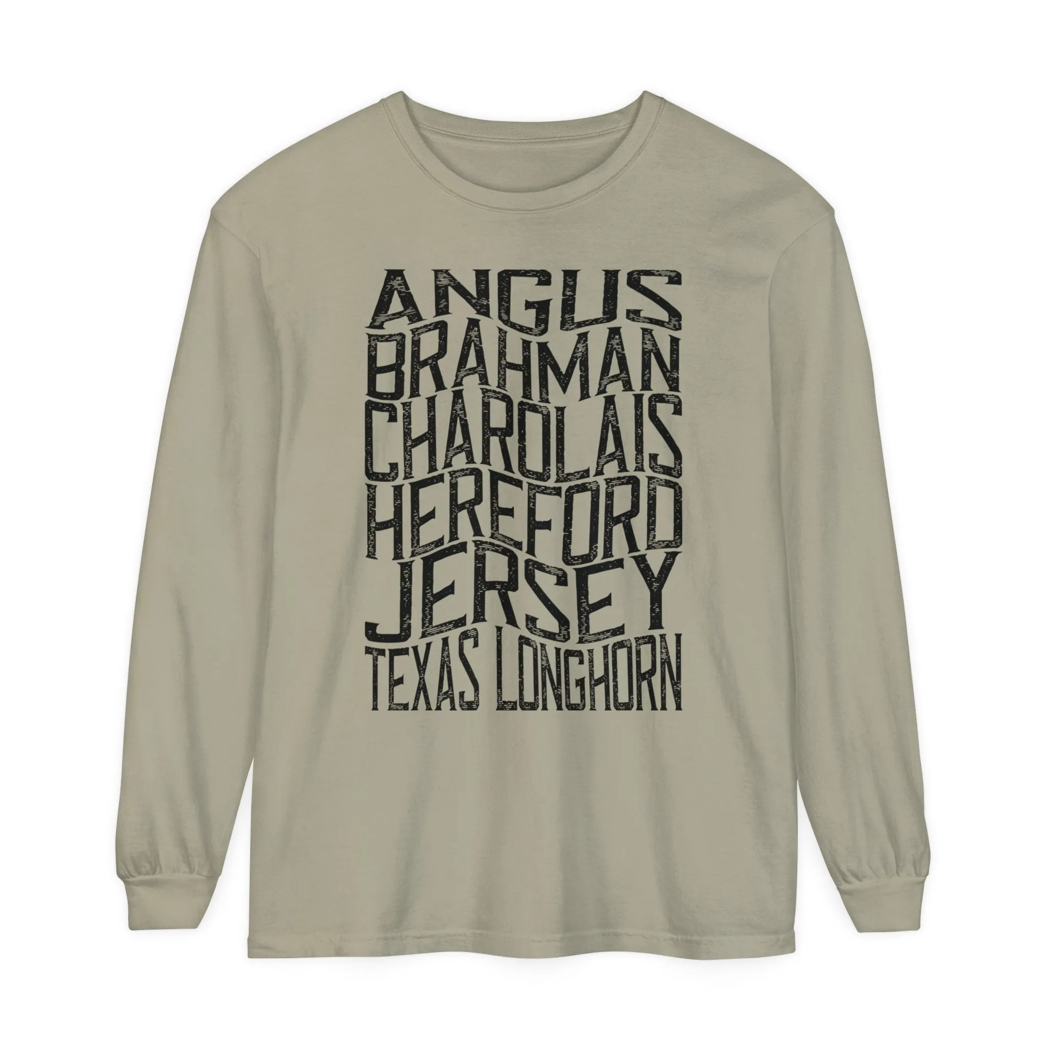 Cattle Breeds Long Sleeve T-Shirt