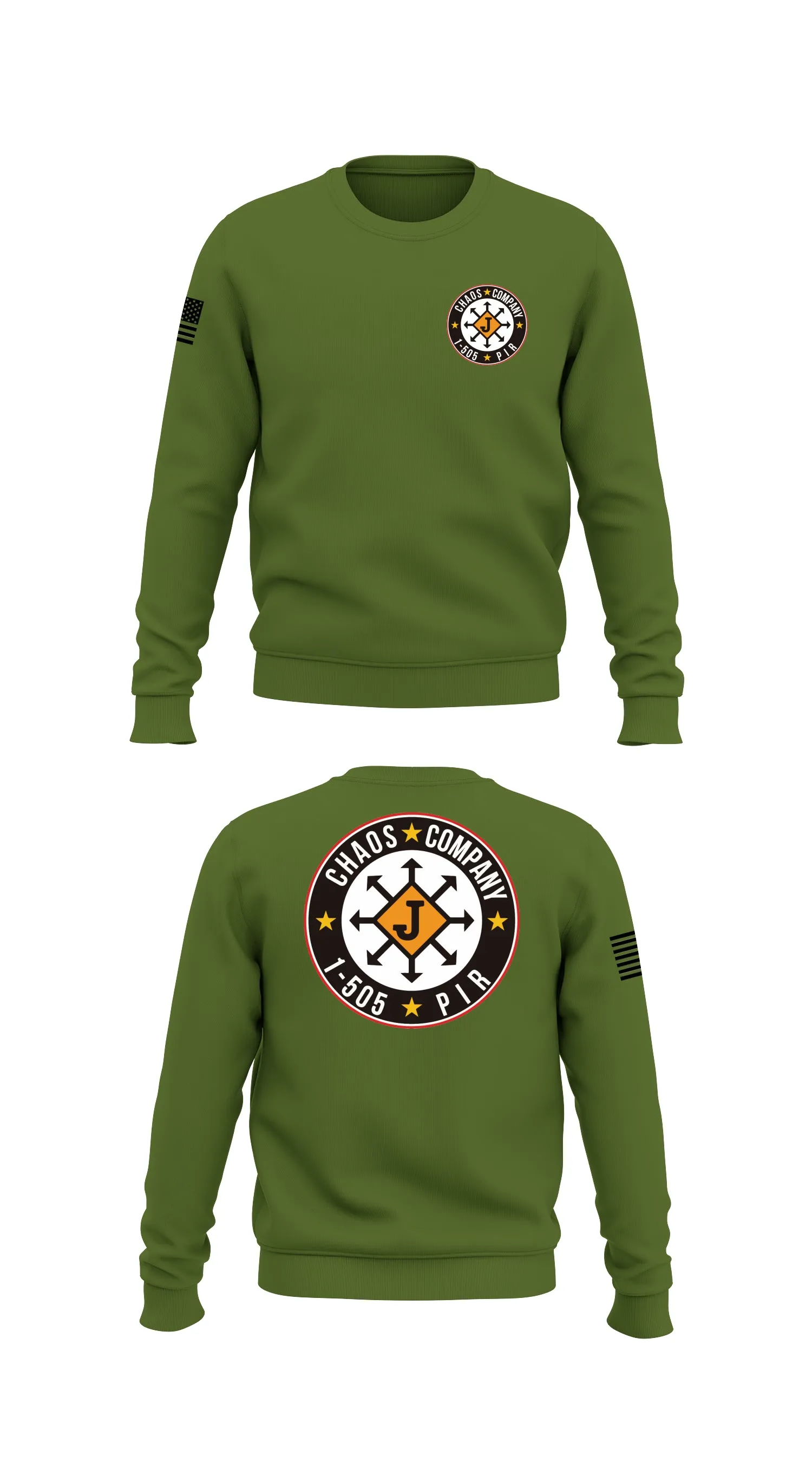 Chaos Company, 1-505 PIR Store 1 Core Men's Crewneck Performance Sweatshirt - 95485885975