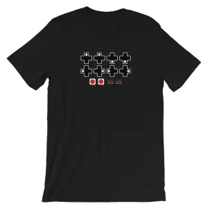 Cheat Code Contra Password Short-Sleeve Unisex T-Shirt