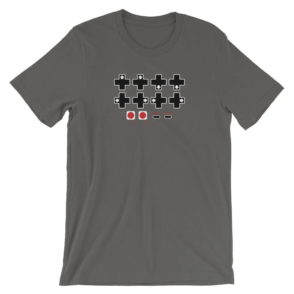 Cheat Code Contra Password Short-Sleeve Unisex T-Shirt