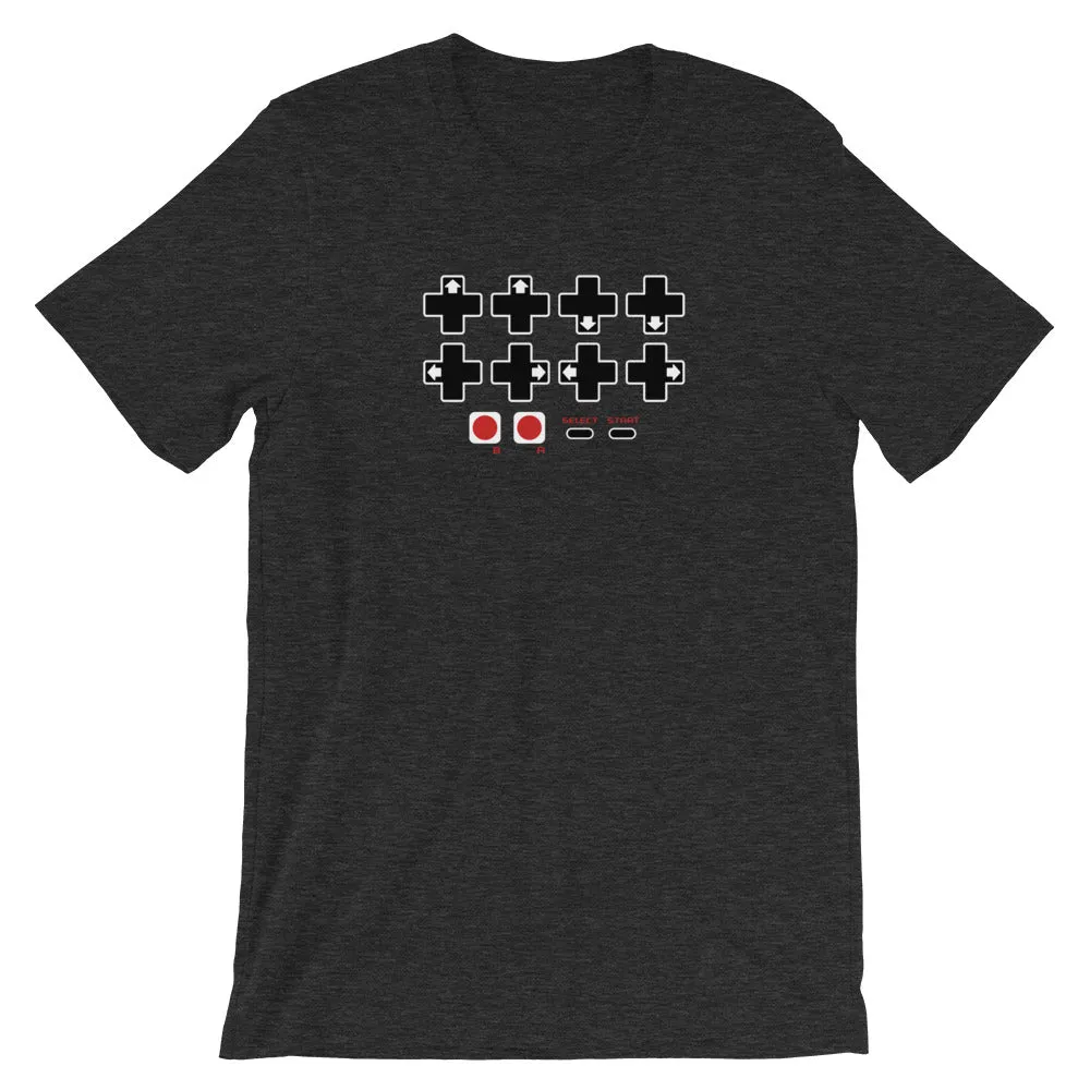 Cheat Code Contra Password Short-Sleeve Unisex T-Shirt