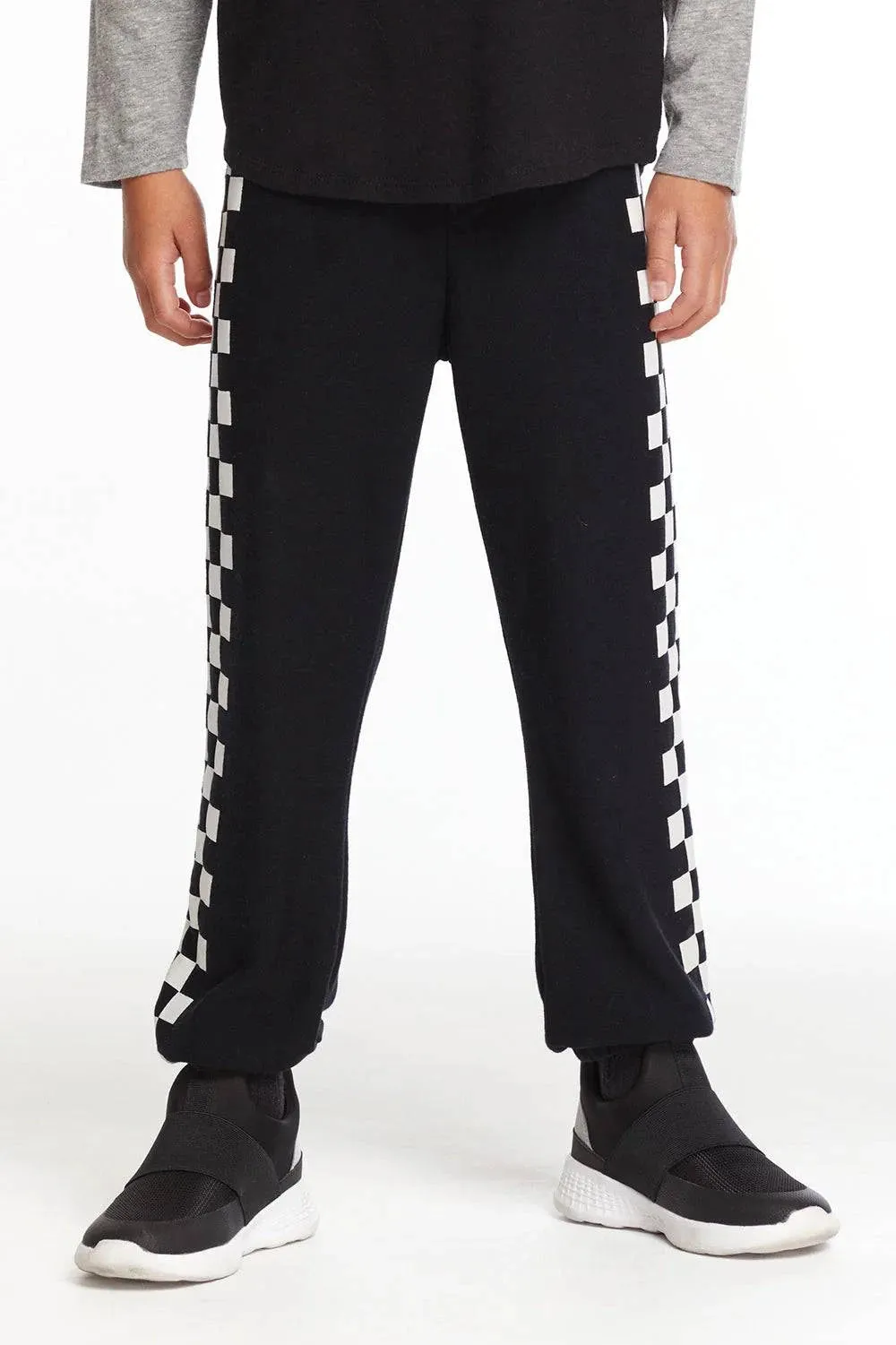 Checkered Pants by Chaser Kids | True Black