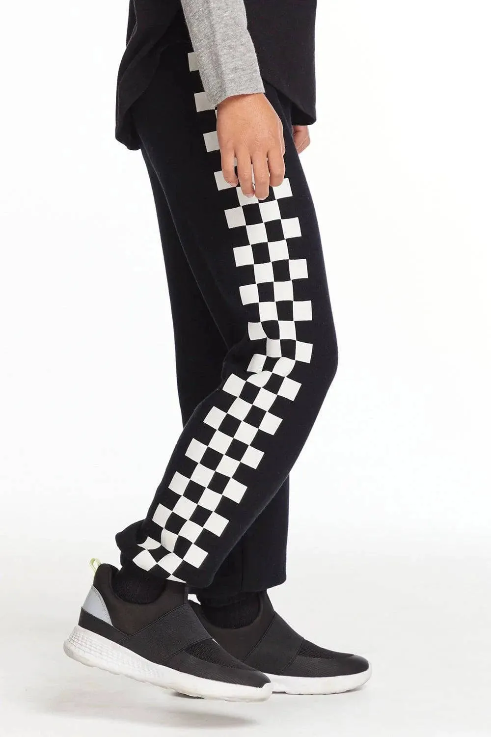 Checkered Pants by Chaser Kids | True Black