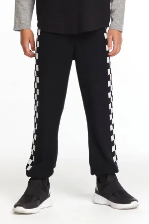 Checkered Pants by Chaser Kids | True Black