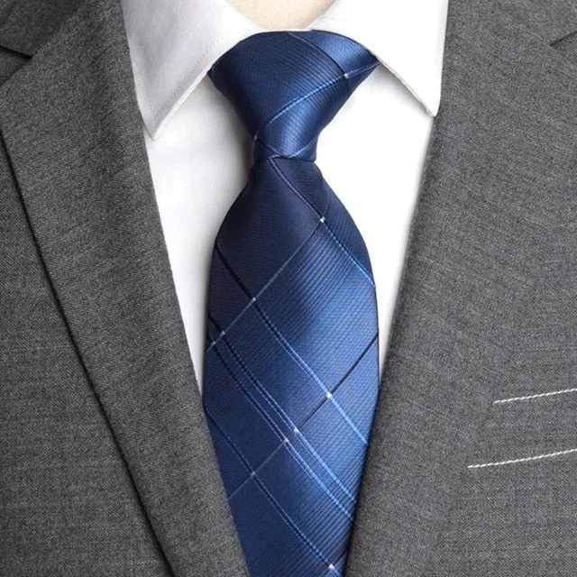 classic men business formal tie 8cm neck tie