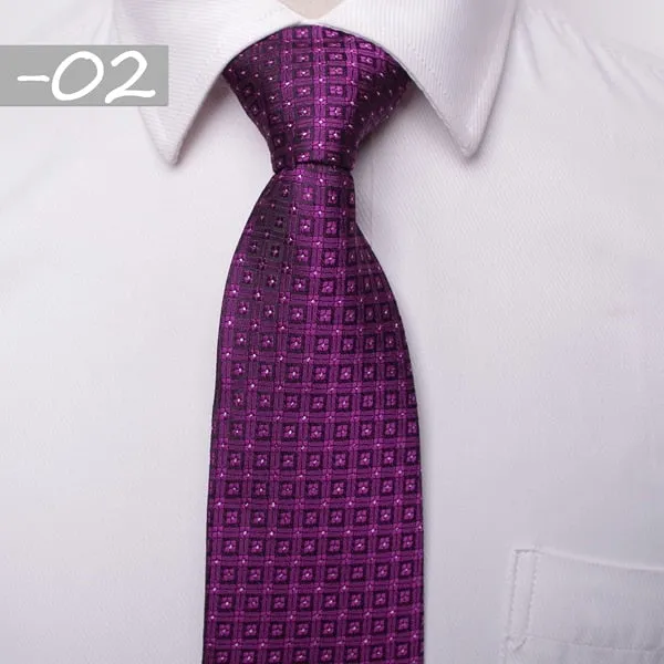 classic men business formal tie 8cm neck tie