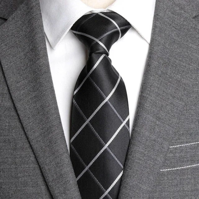 classic men business formal tie 8cm neck tie