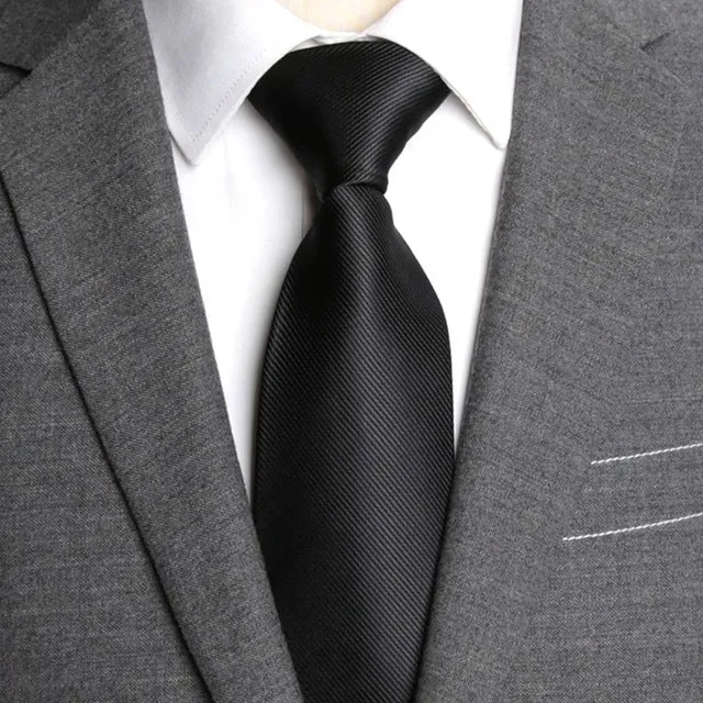 classic men business formal tie 8cm neck tie