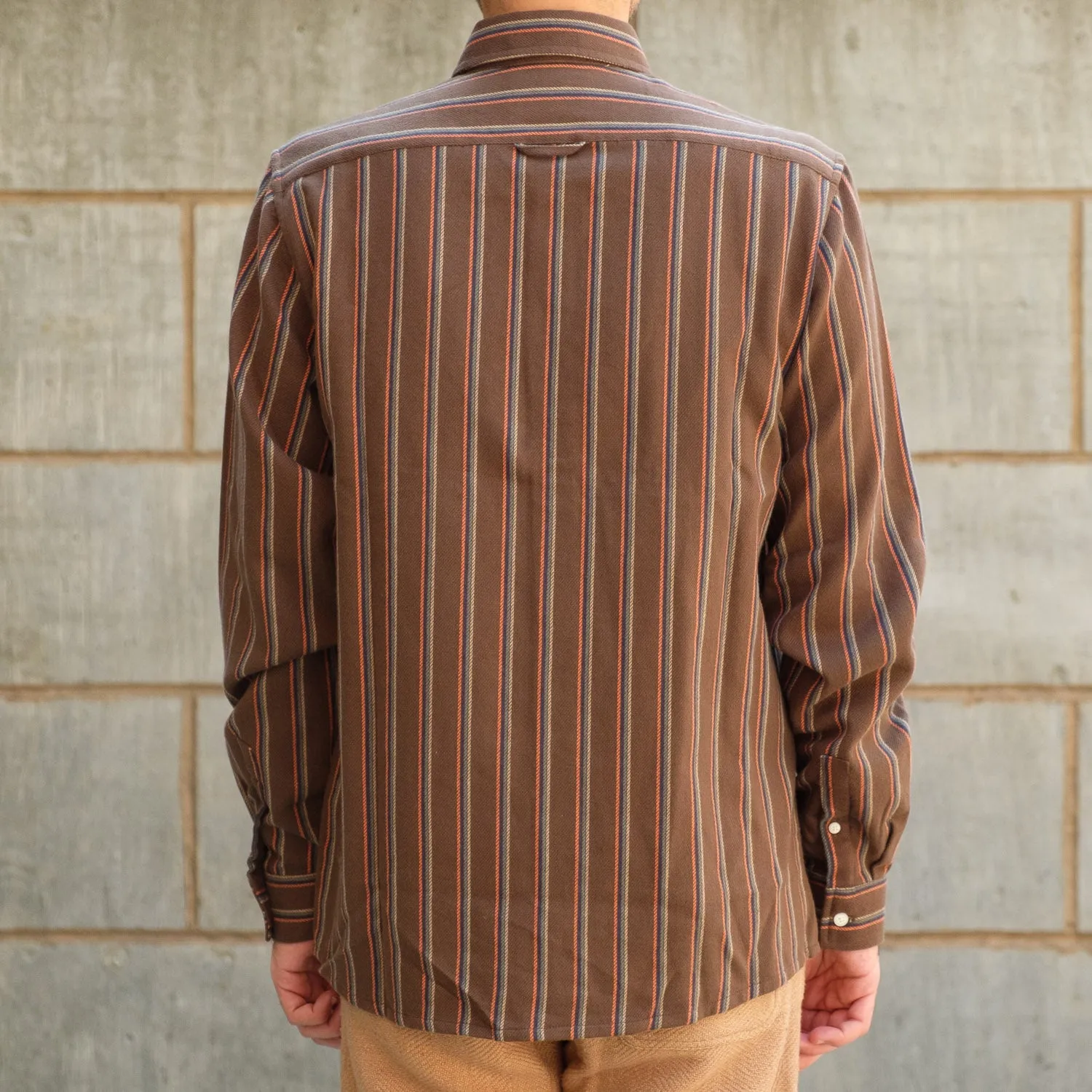 Classic Shirt in Kuku Stripe Slate