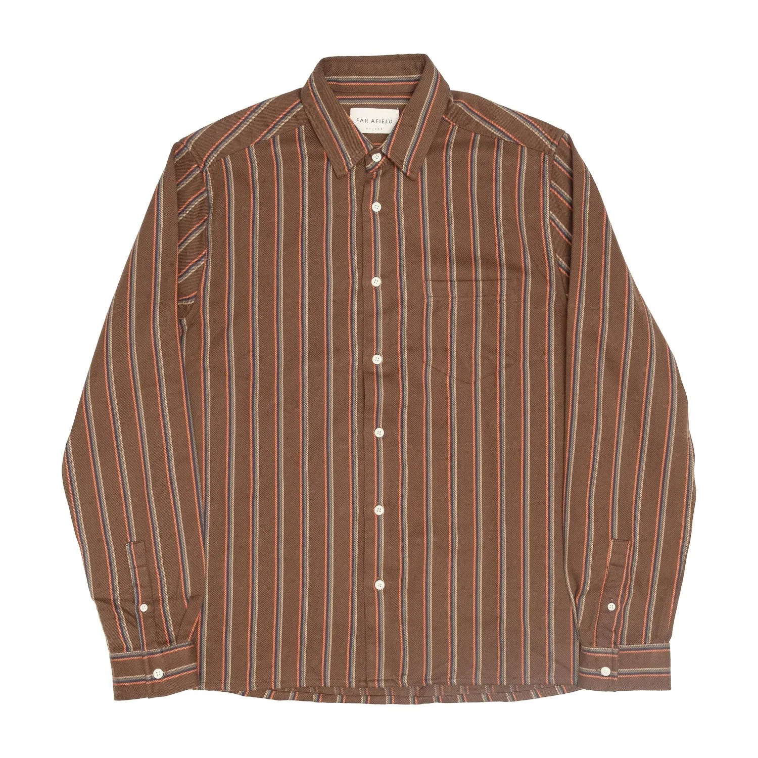 Classic Shirt in Kuku Stripe Slate