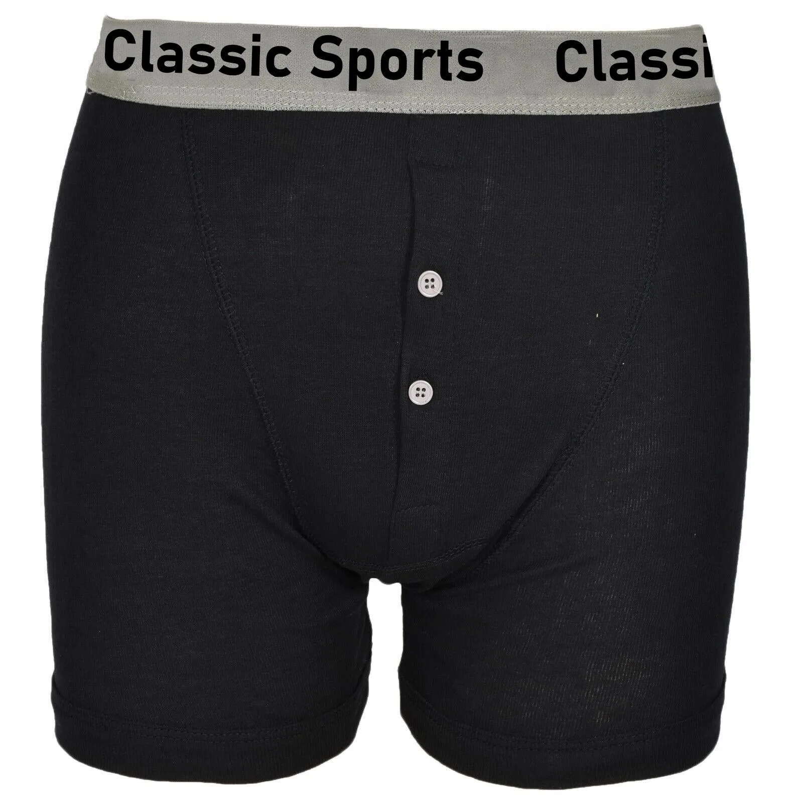 Classic Sports Polycotton Mens Boxers - Pack of 6