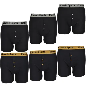 Classic Sports Polycotton Mens Boxers - Pack of 6