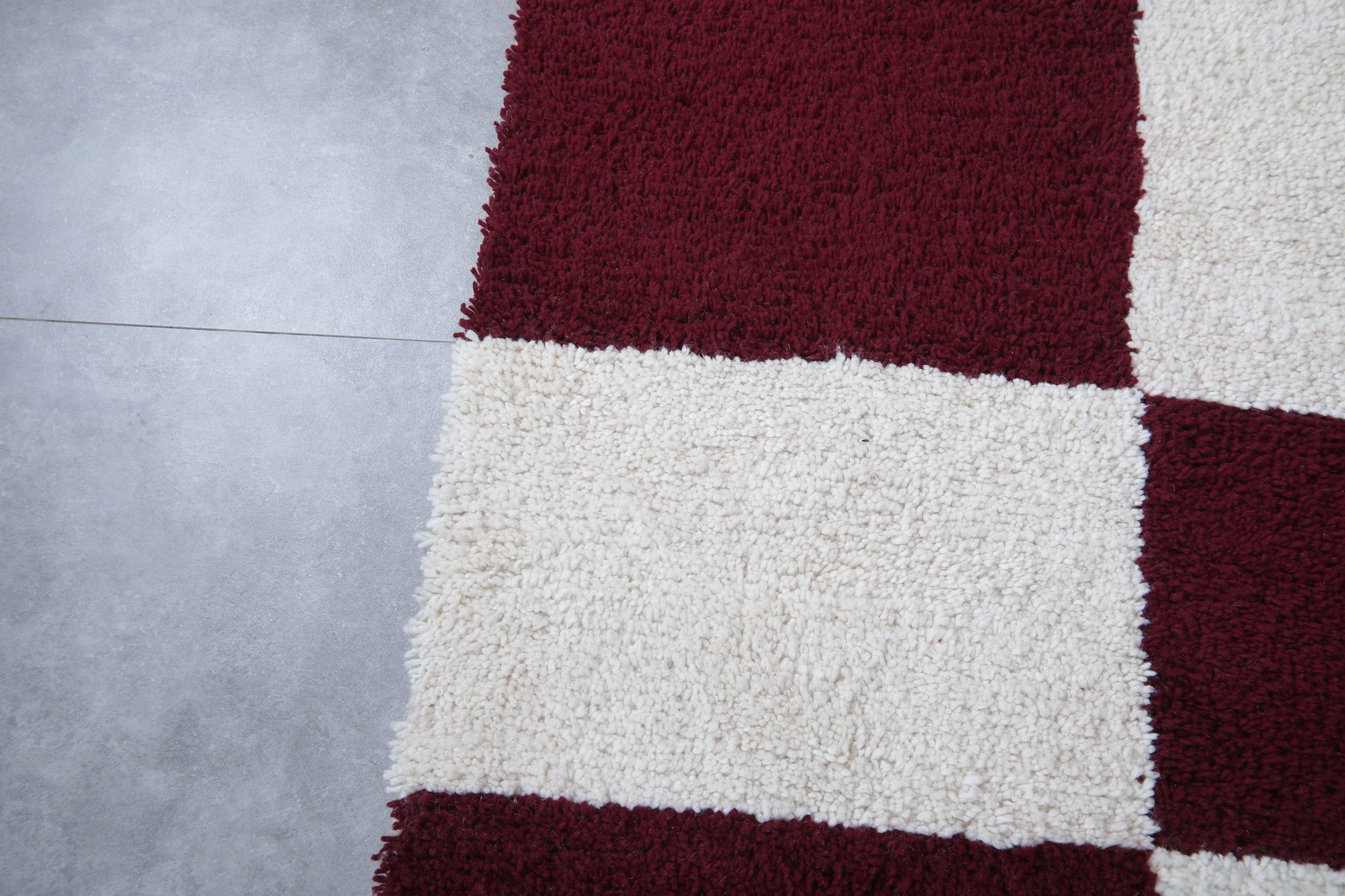 Custom Berber rug - Checkered Beni ourain rug