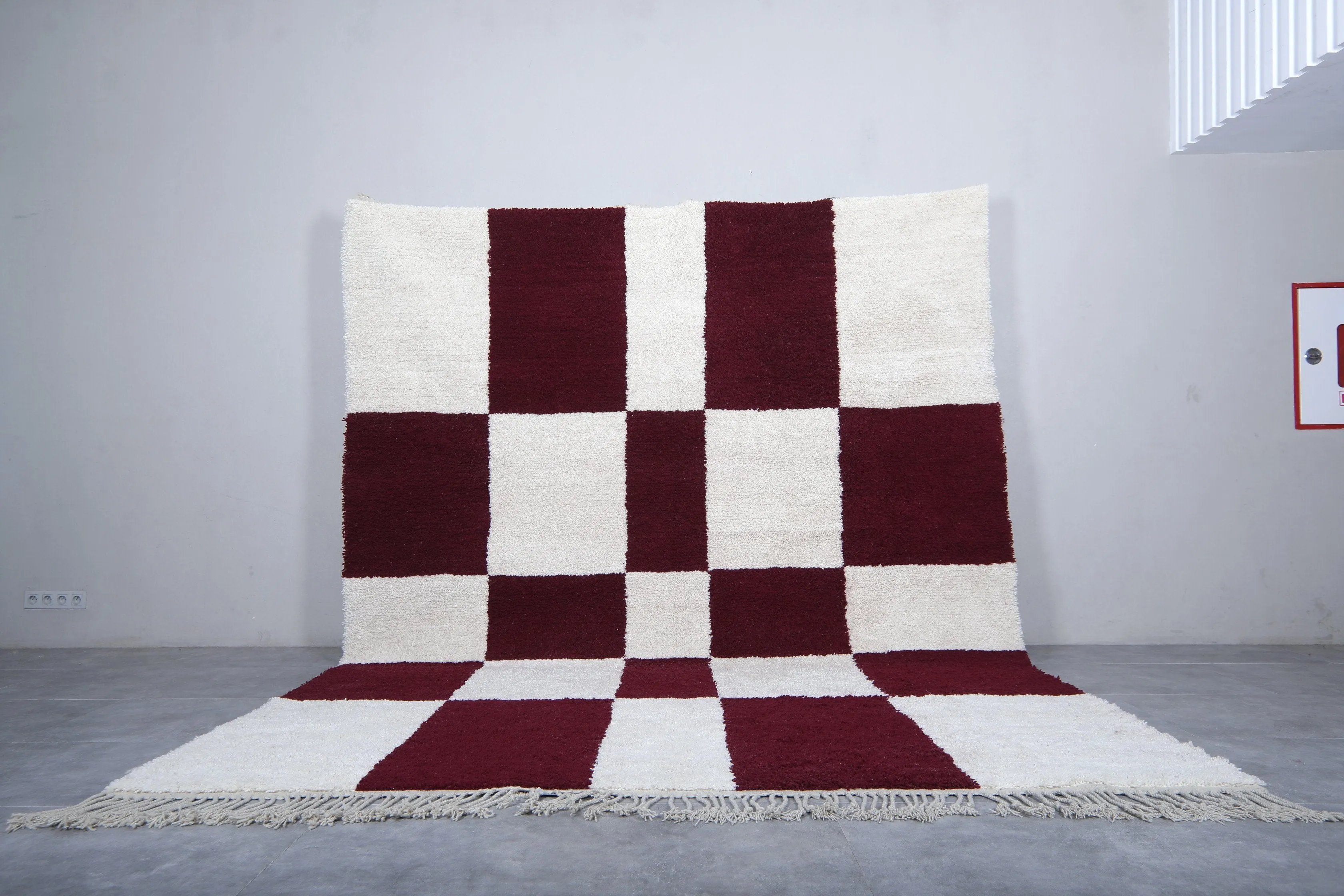 Custom Berber rug - Checkered Beni ourain rug