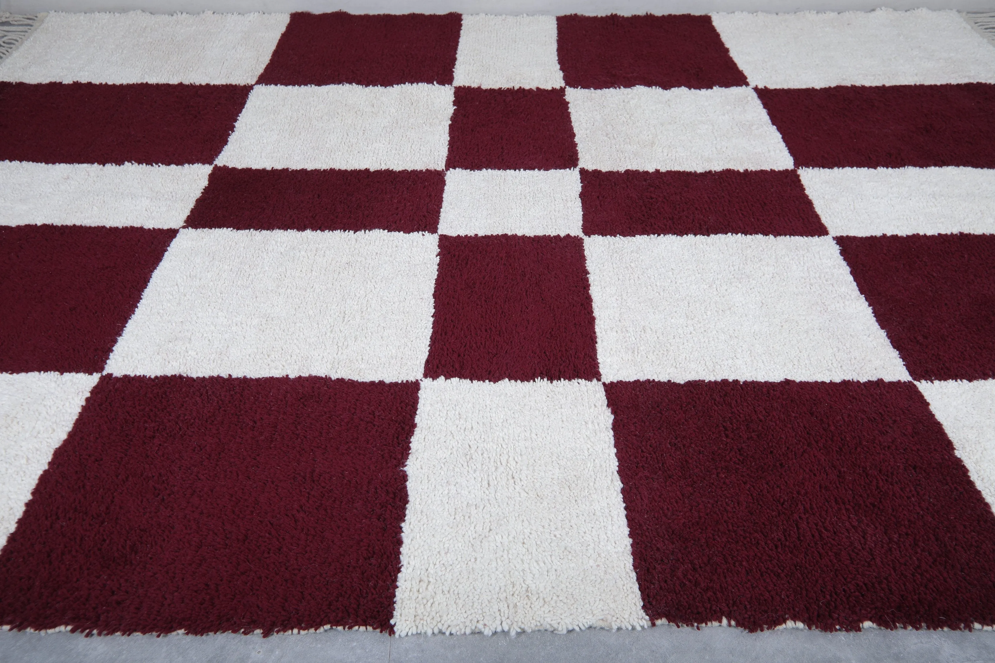 Custom Berber rug - Checkered Beni ourain rug