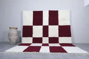 Custom Berber rug - Checkered Beni ourain rug